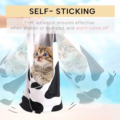 Image of KEYIDE Self-Adherent Cat Grooming Wrap for Cutting Nails, Fabric Calming Cat Bag for Nail Clipping, Teeth Care, Ear Cleaning Anti-Scratch Anti-Escape Burrito Wrap 22 inchx22 inch Within 11lbs