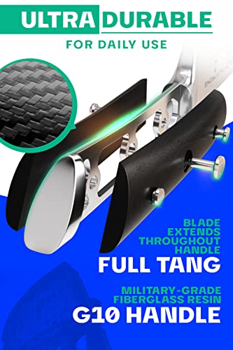 Dalstrong Steak Knives - Set Of 4 - Serrated Blade - Gladiator Series Elite - Forged German High-Carbon Steel - W/Sheaths - Nsf Certified #TOP2