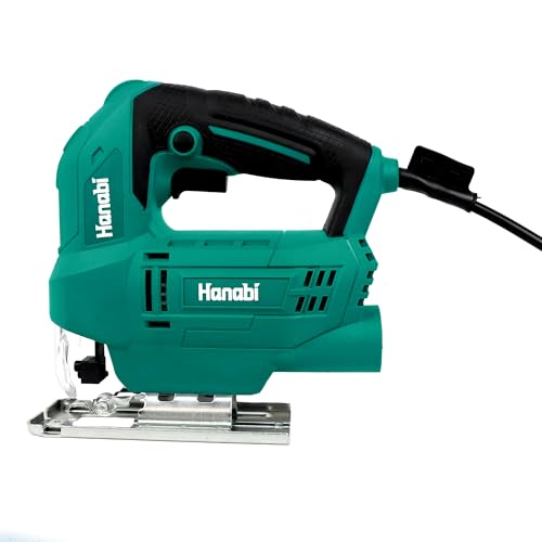 Serra Tico Tico Profissional Hanabi 55 mm 500W Base Ajustável Acessórios Incluídos 110v