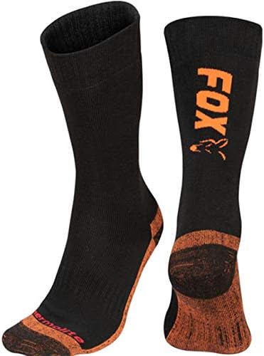 Fox Black/Orange Thermolite long sock 10-13 (Eu 44-47)