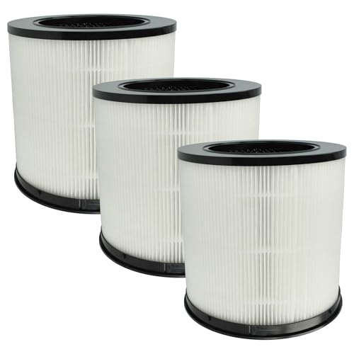 vhbw 3x filtro de aire compatible con Xiaomi Smart Air Purifier 4 Compact purificador - Filtro combi prefiltro + HEPA + carbón activo