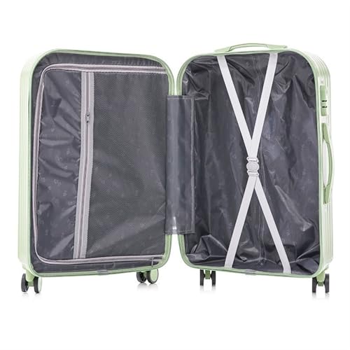 Ensemble de Valise Multifonctionnelle Rose 28in USB Capacité - 5
