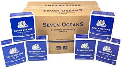 Seven Oceans Lot de rations de survie pour 2 mois, biscuits longu...