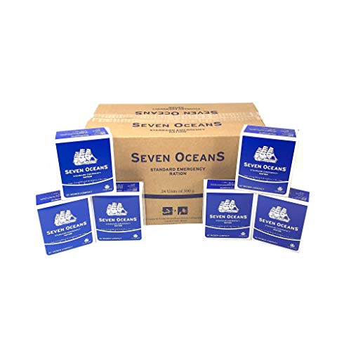 Seven Oceans Notration in Karton 24 x 500g - Langzeitnahrung für Outdoor-, Überlebens- und Notfallsituationen