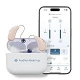 Audien Hearing Ion Pro 2 | Bluetooth Rechargeable OTC Hearing Aids for Seniors | App-Controlled with UV Cleaning, Long Battery Life, Enhanced Streaming Audio & Comfortable Fit