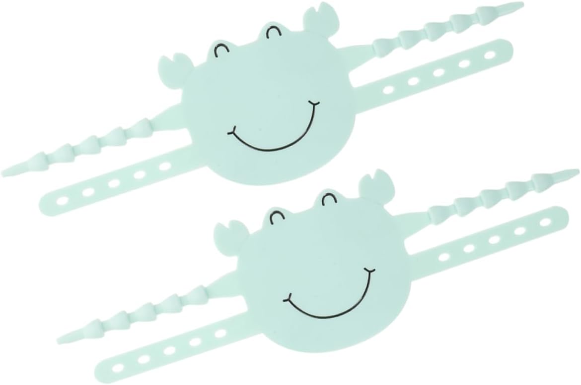 UPKOCH 2pcs Study Silent Lock Set Stop Door Slam Preventer Quiet Door Door Stopper Door Latch Cover Front Door Slam Preventer Finger Pinch Guard Green