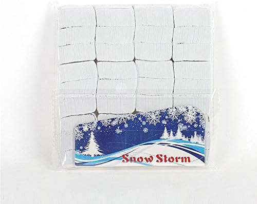 SUMAG Super Thin Snowstorms Snowflake Snow Paper (1Pack=12Pcs) Magicians Stage Street Gimmick Props Accessories (White)