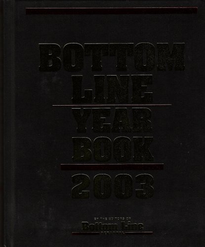 Bottom Line Year Book 2003: EDITORS OF BOTTOM LINE: 9780887232589 ...