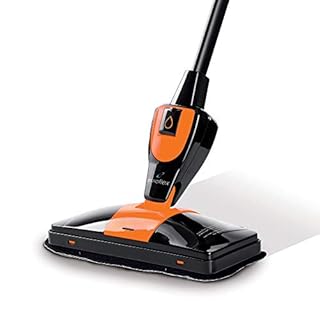 Euroflex Thermal X1 Lavapavimenti senza filo, Tecnologia esotermica, Con panno in microfibra e raccogli polvere, Tasca termica per profumi, Ecologico(Arancione)