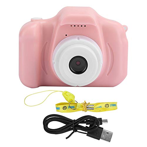 Bindpo Câmera infantil, USB 0,3 m 1080p desenho infantil inteligência infantil mini câmera fotográfi