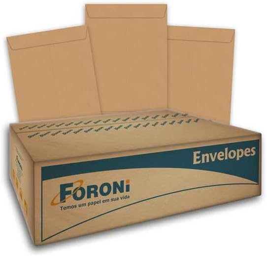 ENVELOPE KRAFT NATURAL 240X340MM 80G SKN34 / 100UN / FORONI