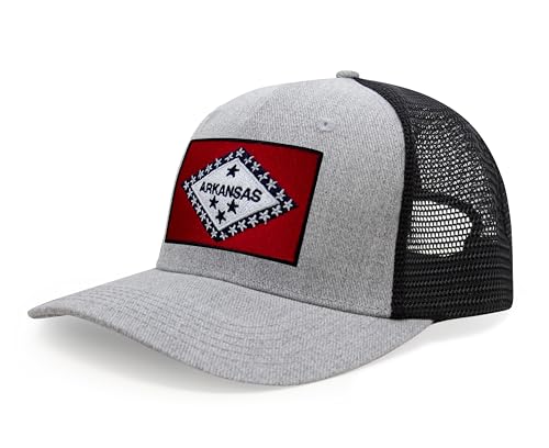 Image of International Tie State Hat for Men and Women, Adjustable Snapback Trucker Baseball Cap with Embroidered Patch