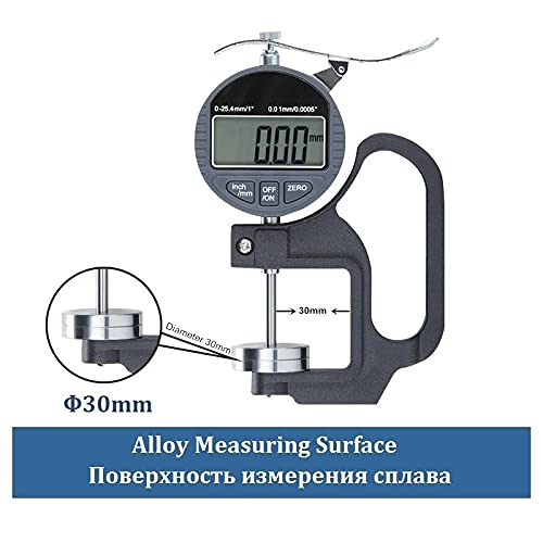 Calibrador digital de espesor con superficie aleación, modelo KHMCRSDO miniatura 2