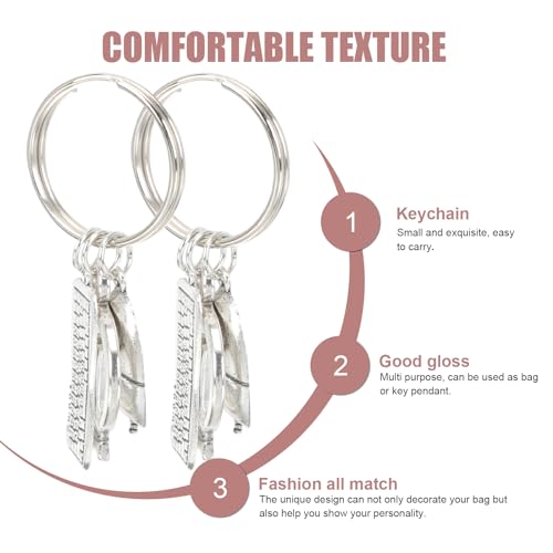 Amosfun Llavero Teclado Vintage De Metal Con DiseñO Creativo De RatóN Para InformáTicos Regalo Original Para Ingenieros Software Accesorio Decorativo Para Llaves Bolsas 2.56X1.18 Pulgadas - imagen 3