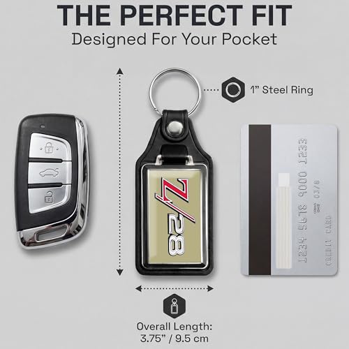 Image of Brotherhood Car Key Chain for Camaro - Classic Models Keychain for Men and Women Gift Key Ring - -