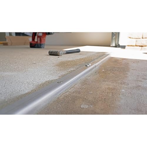 4DOOR Bodenschienen 2 teilig, Edelstahl ver. Längen für Schwing- & Sektionaltore (2495 mm)