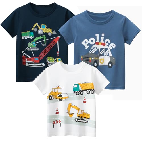 T-shirt dinosaure requin pour garçon idéal pour les jeux au parc et l'école