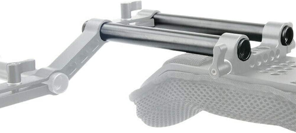 NICEYRIG estándar 15 mm Varillas de Aluminio 15 cm de Largo, M12 Rosca para cámara Hombro Apoyo