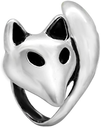 Fox Charm Bead - .925 Sterling Silver - Fits Pandora Chamilia Biagi Troll Charms Europen Style Bracelet