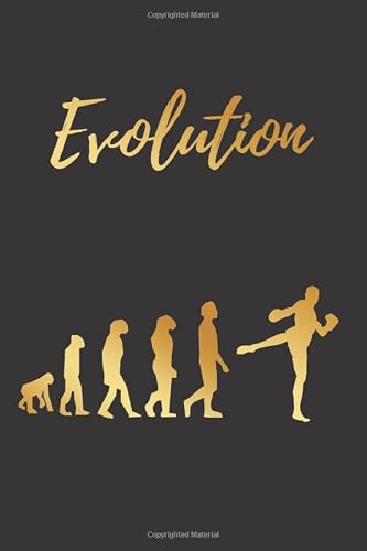EVOLUTION: BLANK LINED NOTEBOOK | Notepad, Journal, Personal Diary | GIFTS FOR MUAY THAI AND KICKBOXING LOVERS.