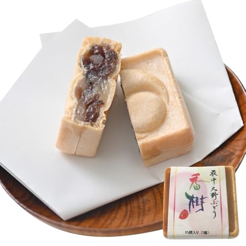 最中 大野ぶどう 香樹[No.058]/ もなか 和菓子 自家製 干しぶどう 二色餡 大阪府 特産品