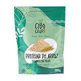 Proteina de Arroz Organica - 500g. Proteina Vegana y Organica de Origen Vegetal. Proteínas Libre de Gluten Soja y Lactosa. Proteína Cruda y Natural.