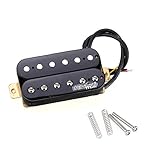 Esta popular pastilla humbucker de estilo abierto enrollada se adapta a la mayoría de las guitarras eléctricas, como Fender, PRS, G & L, Ibanez, ESP, Jackson, etc. Posición del puente