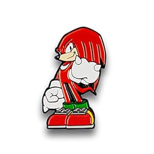 Sonic The Hedgehog Knuckles Pin | Official Sonic & Knuckles Series Collectible Enamel Pin | Small Decorative Lapel Pin