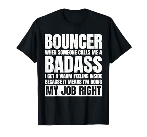 Image of Funny Bouncer Club doorman T-Shirt