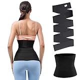 Oversize Waist Trimmer for Women, Slimming Yoga Belt Sweat, Adjustable Tummy Wrap Waist Trainer...