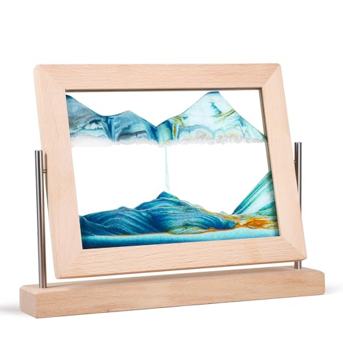Bochino Moving Sand Art Picture Dynamic Sand Picture 3D Sand Art Frame Sandscape Moving Sand Picture for Home & Office Dcor