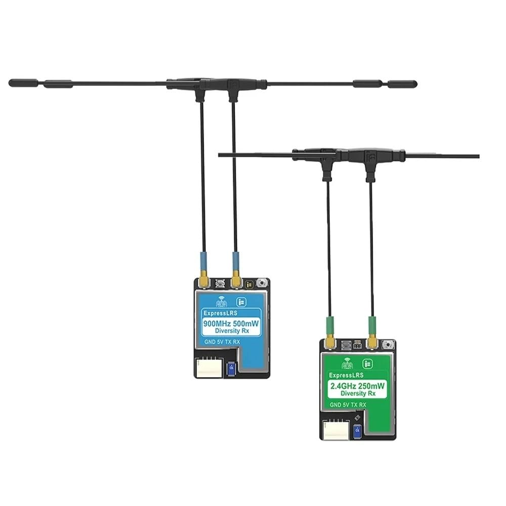 ExpressLRS ELRS 2.4G 868 900 Ricevitore diversità a doppia adatto for parti di droni da corsa RC FPV(2.4G RX 40mm Mini)