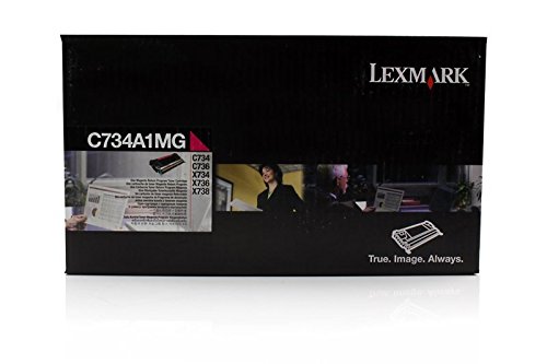Toner Lexmark 0C734A1MG Magenta Résout les Problèmes de Traces pour 6000 Pages Netles