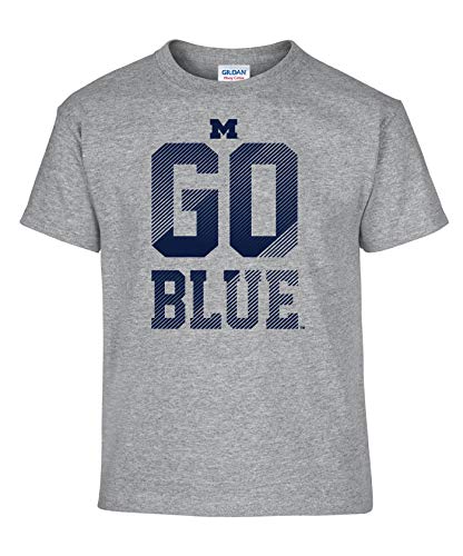 J2 Sport University of Michigan Wolverines NCAA Go Blue Slice Youth T-Shirt