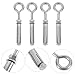 OSALADI Stainless Steel Expansion Screw Closed Ring M6 304 Manhole Cover Expansion Bolts with 4pcs for Industrial and Construction Use
