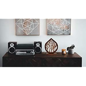 Decozen Handcrafted Solid Wood Lucky Tree Sculpture - A Great Valentine's Day Gift for Her & Him, Perfect for Home, Mantel, Fireplace, and Foyer Decor Decozen Handcrafted Solid Wood Lucky Tree Sculpture A Great Valentines Day Gift for Her Him Perfect for Home Mantel Fireplace and Foyer Decor