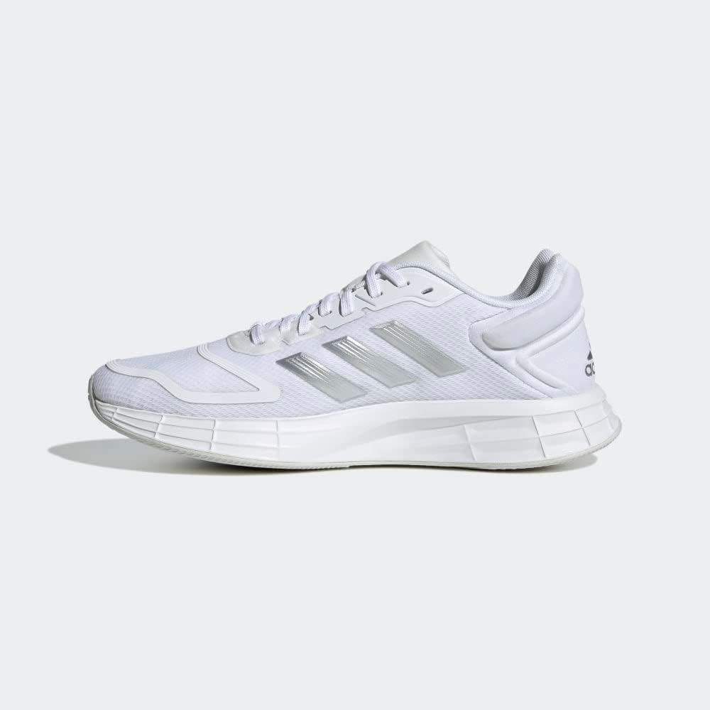 Adidas Adult Duramo SL 2.0 White/Silver Metallic/Grey One 8.5 - Image 9