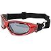 Hurricane Eyewear Category-5 Jet Ski Water-Sport Floating Goggles Interchangeable Sunglasses to Goggles Red Frame with Polarized Smoke Lens