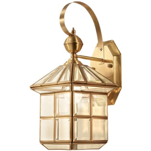 Applique murale extérieur étanche vintage, lampe de clôture porte