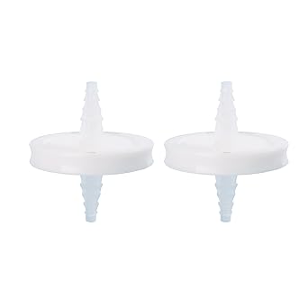 COBETTER PK of 10 Hydrophobic PTFE Vent Filter Disc Lab Filters 0.2?m, 50mm, Max. Pressure 0.24MPa (V50A)
