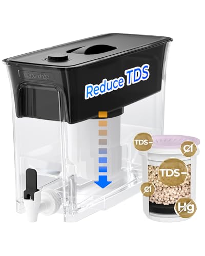 Waterdrop WFD-03L Water Filter Dispenser TDS Reduction 35-Cup White