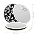 Impressions Vanity Hello Kitty The Favorites Compact Mirror with Light, Double Sided Cute Travel Makeup Mirror with Magnification, Soft Touch Button, and Adjustable Brightness (Black)