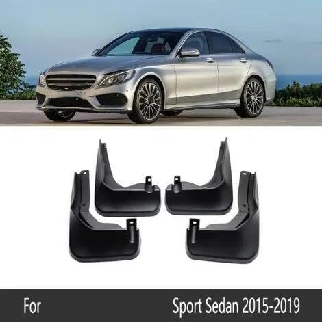 Bavettes Pour Auto Garde-boue Pour Mercedes Pour Benz Classe C Classe C W205 2015 ~ 2020 Accessoires Garde-boue Pour Benz C180 C200 C260 C300 Garde-boue Garde-boue De Voiture ( Couleur