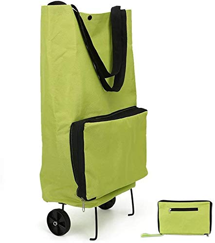 Anze Leichter tragbarer Einkaufstrolley, Faltbar Einkaufstasche mit Rädern, Faltbarer Einkaufswagen Wiederverwendbare… – Bild 3