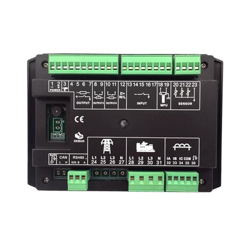 Controlador de grupo electrogeno DC42DR MK3 modulo de control y parametros Genset DC42D 3