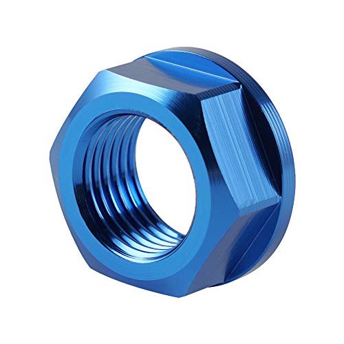 Tornillo de tuerca de seguridad M16 eje delantero para motos Yamaha YZ250F y WR450F color azul