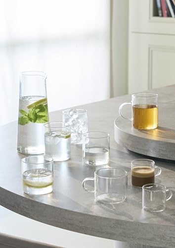 Tognana Lyra, set de 6 tasses à café 130cc, verre, transparent – vue 2
