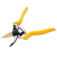 GRÜNTEK Z-19 Gartenschere: Titanbeschichtete Allround-Pflanzenschere für Komfort in jeder Gartenarbeit – Von Rosenschere bis Spitzenbaumschere für Linkshänder und Rechtshände-200mm Bypass – Ansicht 5