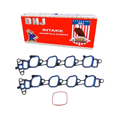 Image of DNJ IG4153 Intake Manifold Gasket Set for 2001-2004 Ford, Lincoln, Mercury Crown Victoria, Grand Marquis, Mustang 4.6L V8 16V SOHC 281cid