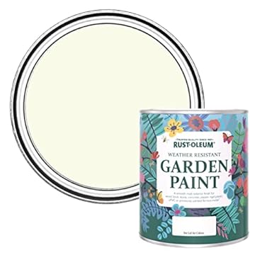Rust-Oleum Off White Mould Resistant Garden Paint in Matt Finish - Shortbread 750ml